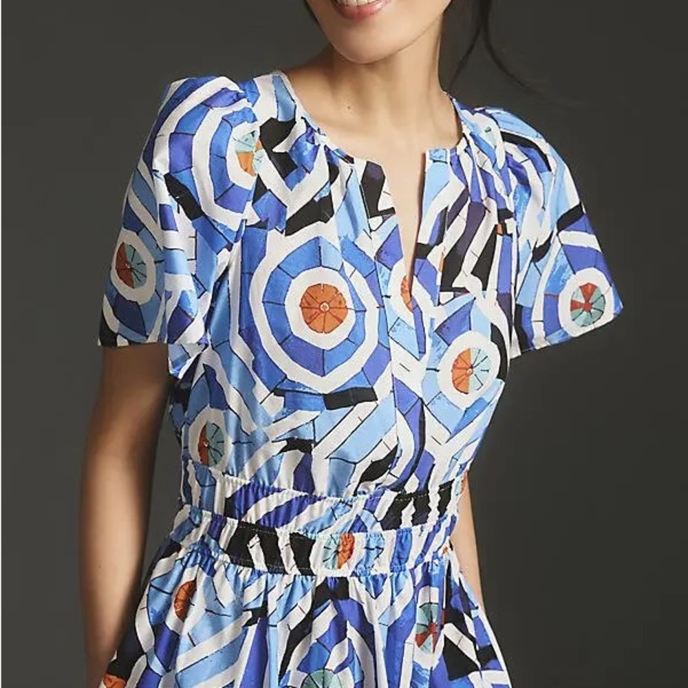 Anthripologie the Adaptive Somerset Poplin Dress: Mini Edition